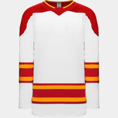 CALGARY WHITE 2021 CUSTOM HOCKEY JERSEY  Thumbnail