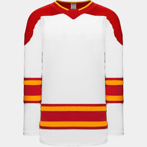 CALGARY WHITE 2021 CUSTOM HOCKEY JERSEY  Thumbnail