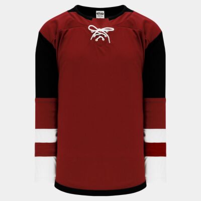 PHOENIX ARIZONA BURGUNDY CUSTOM HOCKEY JERSEY  Thumbnail