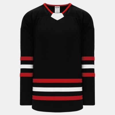 CHICAGO 3RD BLACK CUSTOM HOCKEY JERSEY  Thumbnail