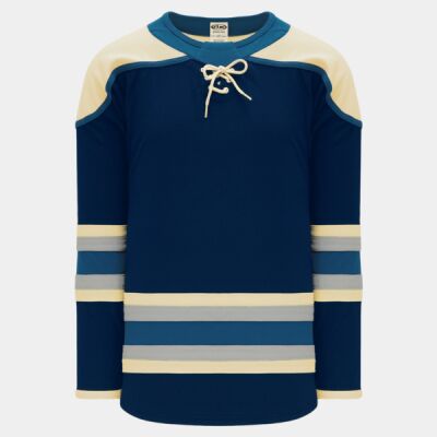 COLUMBUS 3RD NAVY CUSTOM HOCKEY JERSEY  Thumbnail