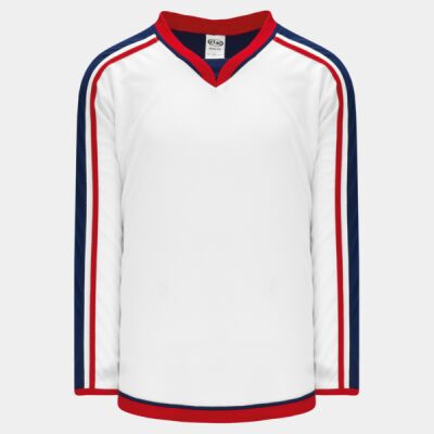 COLUMBUS 2010 WHITE CUSTOM HOCKEY JERSEY  Thumbnail