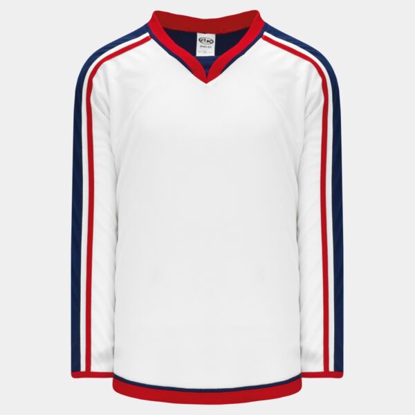 COLUMBUS 2010 WHITE CUSTOM HOCKEY JERSEY  Thumbnail