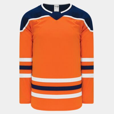 AK EDMONTON 2017 ORANGE CUSTOM HOCKEY JERSEY  Thumbnail