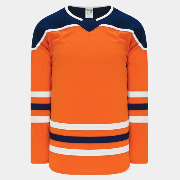 AK EDMONTON 2017 ORANGE CUSTOM HOCKEY JERSEY  Thumbnail