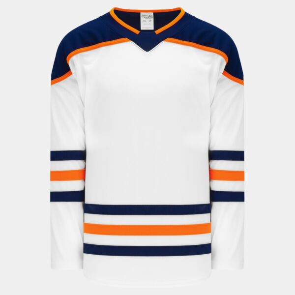 EDMONTON 2017 WHITE CUSTOM HOCKEY JERSEY  Thumbnail