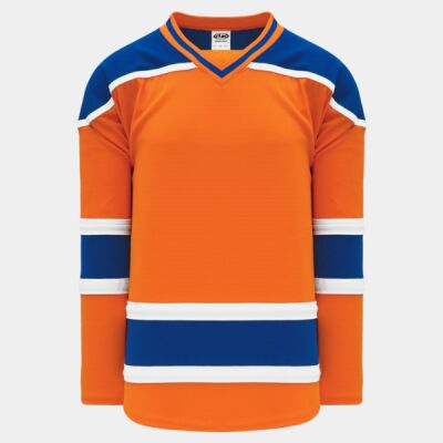 AK EDMONTON 2015 ORANGE CUSTOM HOCKEY JERSEY  Thumbnail