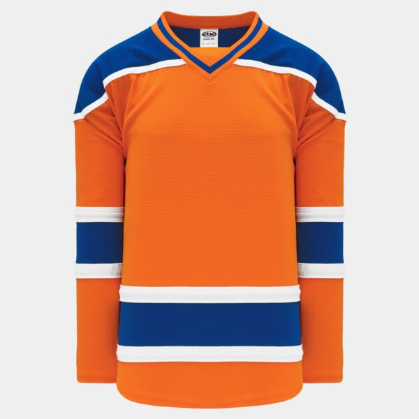 AK EDMONTON 2015 ORANGE CUSTOM HOCKEY JERSEY  Thumbnail
