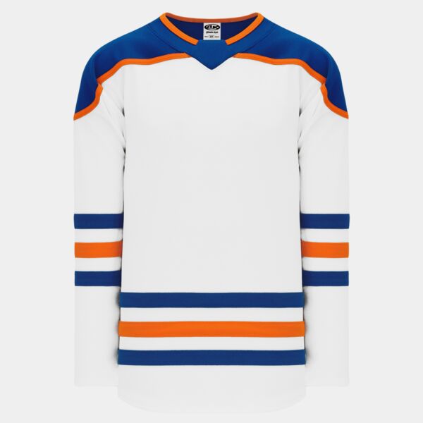 EDMONTON 2018 3RD WHITE CUSTOM HOCKEY JERSEY  Thumbnail