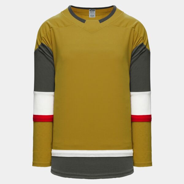 AK LAS VEGAS 2021 3RD GOLD CUSTOM HOCKEY JERSEY  Thumbnail