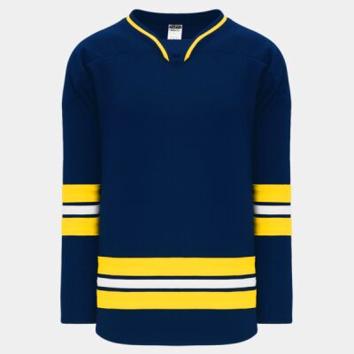  AK MICHIGAN 2011 NAVY CUSTOM HOCKEY JERSEY  Thumbnail