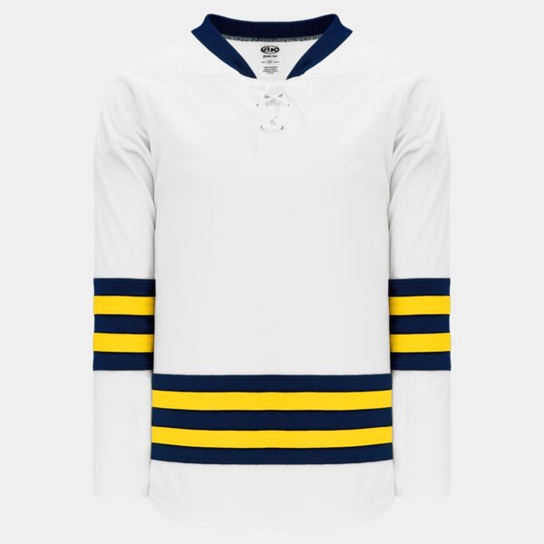 AK MICHIGAN 2011 WHITE CUSTOM HOCKEY JERSEY  Thumbnail
