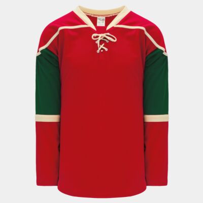 AK MINNESOTA 2007 RED CUSTOM HOCKEY JERSEY  Thumbnail