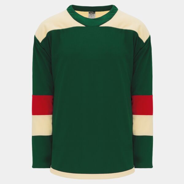 AK MINNESOTA 2016 STADIUM SERIES GREEN CUSTOM HOCKEY JERSEY  Thumbnail
