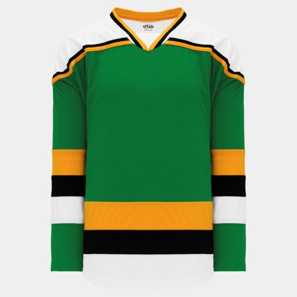 AK MINNESOTA 1988 KELLY GREEN CUSTOM HOCKEY JERSEY  Thumbnail