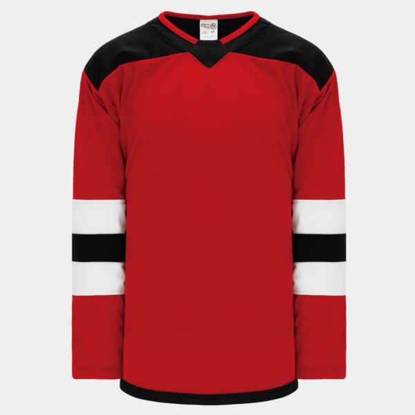 AK 2017 NEW JERSEY RED CUSTOM HOCKEY JERSEY  Thumbnail
