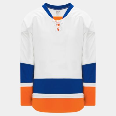 AK NEW YORK ISLANDERS 2010 WHITE CUSTOM HOCKEY JERSEY  Thumbnail