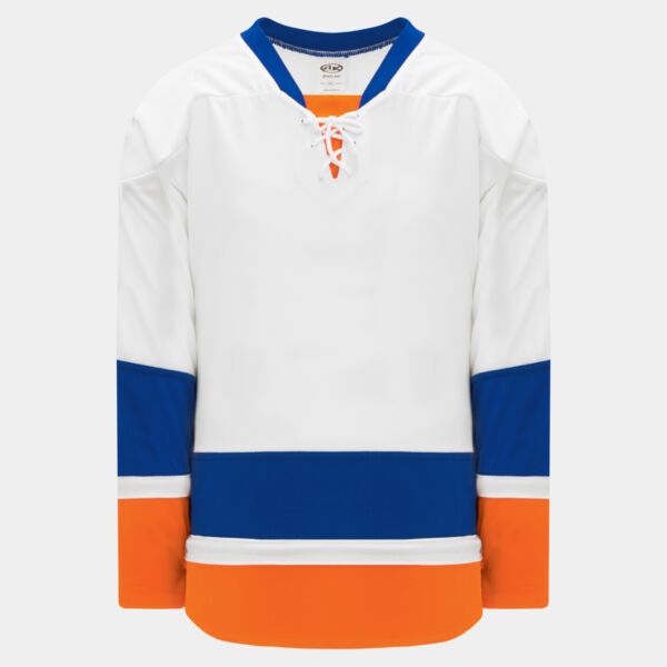 AK NEW YORK ISLANDERS 2010 WHITE CUSTOM HOCKEY JERSEY  Thumbnail