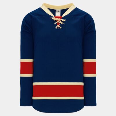 AK NEW YORK RANGERS HERITAGE NAVY CUSTOM HOCKEY JERSEY  Thumbnail