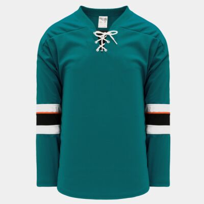 AK SAN JOSE PACIFIC TEAL CUSTOM HOCKEY JERSEY  Thumbnail