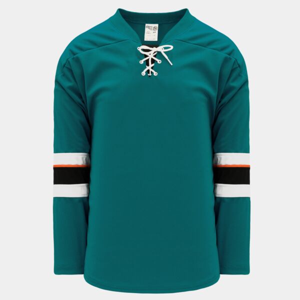 AK SAN JOSE PACIFIC TEAL CUSTOM HOCKEY JERSEY  Thumbnail