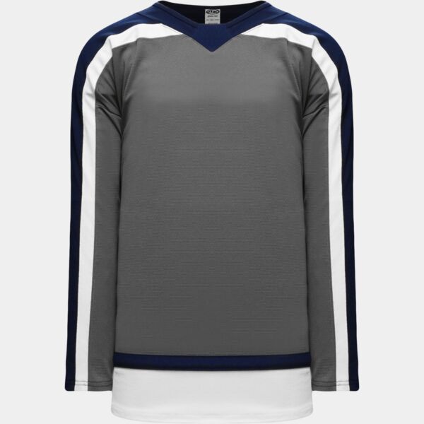 AK WINNNIPEG 2021 REVERSE RETRO CHARCOAL CUSTOM HOCKEY JERSEY  Thumbnail