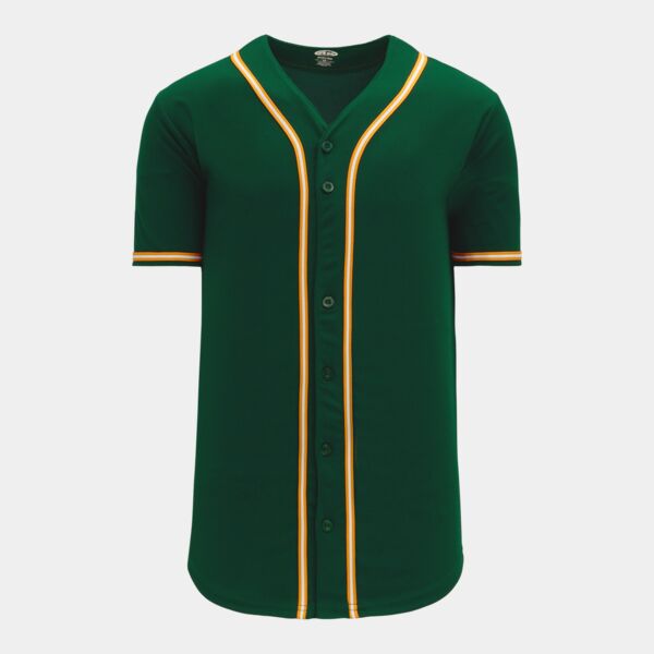 AK Pro Style Full Button Baseball Jersey Thumbnail