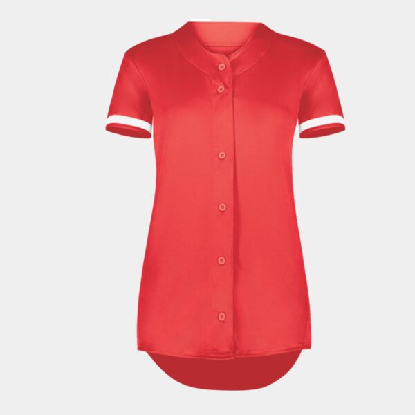 Ladies Cutter+ Full Button Softball Jersey Thumbnail