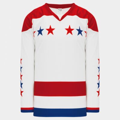 Washington 2011 Winter Classic White CUSTOM HOCKEY JERSEY  Thumbnail