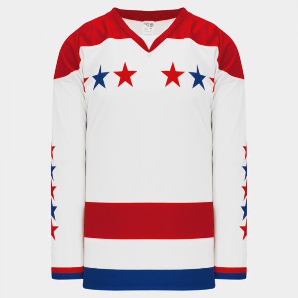 Washington 2011 Winter Classic White CUSTOM HOCKEY JERSEY  Thumbnail